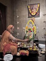 Arati at HH Shrimad Anandashram Shripad Sannidhi (17 Sep 2023)