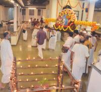 185th Samaradhana Divasa of HH Shrimad Vamanashram Swamiji and Kartik Deepotsava at SCM Mangaluru (24 Nov 2024) (Pic Courtesy Shri Ganesh Damble)