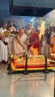 Chandika Homa Purnahuti in the upasthiti of HH Swamiji (11 Oct 2024) 