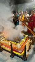 Chandika Homa Purnahuti in the upasthiti of HH Swamiji (11 Oct 2024) 