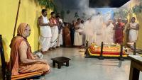 Chandika Homa Purnahuti in the upasthiti of HH Swamiji (11 Oct 2024) 