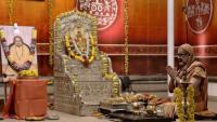 Shri Shiva Pujana by HH Swamiji; Picture Courtesy Shri Jaikishan Kandlur