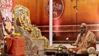 Shri Shiva Pujana by HH Swamiji; Picture Courtesy Shri Jaikishan Kandlur