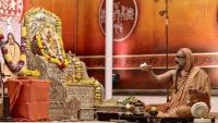 Shri Shiva Pujana by HH Swamiji; Picture Courtesy Shri Jaikishan Kandlur