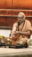 Shri Devi Pujana by HH Swamiji; Picture courtesy Shri Jaikishan Kandlur