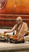 Shri Devi Pujana by HH Swamiji; Picture courtesy Shri Jaikishan Kandlur