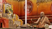 Shri Devi Pujana by HH Swamiji; Picture courtesy Shri Jaikishan Kandlur