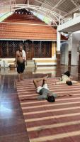 Yoga with Pradeep maam; Picture Courtesy Shri Jaikishan Kandlur