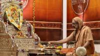  Shri Devi Pujana by HH Swamiji; Picture Courtesy Shri Jaikishan Kandlur
