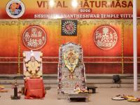 Shri Devi Pujana by HH Swamiji; Picture Courtesy Shri Abhishek Pai