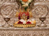 Shri Devi Pujana by HH Swamiji; Picture Courtesy Shri Abhishek Pai