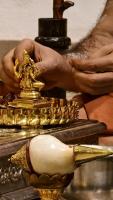 Shri Shiva Pujana by HH Swamiji; Picture Courtesy Shri Jaikishan Kandlur 