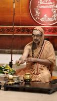 Shri Shiva Pujana by HH Swamiji; Picture Courtesy Shri Jaikishan Kandlur 