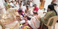 Shri Guru Paduka Pujana; Picture Courtesy Shri Jaikishan Kandlur