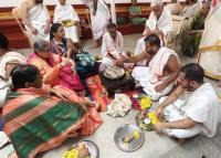 Shri Guru Paduka Pujana; Picture Courtesy Shri Jaikishan Kandlur