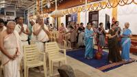 Shri Shiva Pujana by HH Swamiji; Picture Courtesy Shri Jaikishan Kandlur