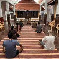 Yoga with Pradeep maam; Picture Courtesy Shri Jaikishan Kandlur