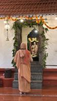 Shodashopachara Puja at HH Shrimad Anandashram Swamiji Paduka Sannidhih; Picture Courtesy Shri Jaikishan Kandlur