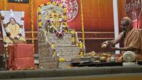 Shri Shiva Pujana by HH Swamiji; Picture Courtesy Shri Ashwin Cherkal