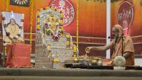 Shri Shiva Pujana by HH Swamiji; Picture Courtesy Shri Ashwin Cherkal