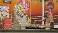 Shri Shiva Pujana by HH Swamiji; Picture Courtesy Shri Ashwin Cherkal