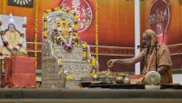 Shri Shiva Pujana by HH Swamiji; Picture Courtesy Shri Ashwin Cherkal