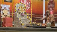 Shri Shiva Pujana by HH Swamiji; Picture Courtesy Shri Ashwin Cherkal