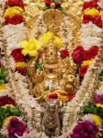 Shri Shiva Pujana by HH Swamiji; Picture Courtesy Shri Abhishek Pai