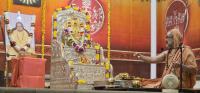 Shri Shiva Pujana by HH Swamiji; Picture Courtesy Shri Ashwin Cherkal