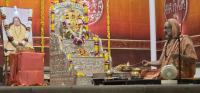 Shri Shiva Pujana by HH Swamiji; Picture Courtesy Shri Ashwin Cherkal