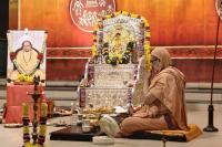 Shri Devi Pujana by HH Swamiji; Picture Courtesy Shri Jaikishan Kandlur