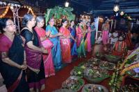 Prathana, Gowri Pujana, Vayana Puja, Shri Ganapati Sthapana; Picture Courtesy Shri Sadashiv Bana