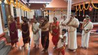 Shodashopachara Puja by HH Swamiji at Shri Mahaganapati Sannidhih. Picture Courtesy Shri Jaikishan Kandlur