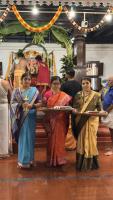 Shri Ganapati puja and Visargana. Picture Courtesy Shri Jaikishan Kandlur