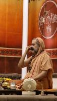 Shri Devi Pujana by HH Swamiji; Picture Courtesy Shri Jaikishan Kandlur