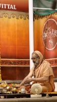 Shri Devi Pujana by HH Swamiji; Picture Courtesy Shri Jaikishan Kandlur