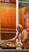 Shri Devi Pujana by HH Swamiji; Picture Courtesy Shri Jaikishan Kandlur
