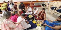 Shri Guru Paduka Pujana begins; Picture Courtesy Shri Jaikishan Kandlur
