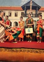 Bharatanatyam Seva by Kum Shreya Kamath and her students; Picture Courtesy Shri Jaikishan Kandlur