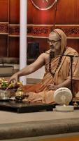 Shri Shiva Pujana by HH Swamiji; Picture Courtesy Shri Jaikishan Kandlur