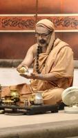 Shri Shiva Pujana by HH Swamiji; Picture Courtesy Shri Jaikishan Kandlur