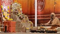 Shri Shiva Pujana by HH Swamiji; Picture Courtesy Shri Jaikishan Kandlur