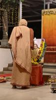 Shri Shiva Pujana by HHS wamiji; Picture Courtesy Shri Jaikishan Kandlur