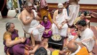 Shri Guru Paduka Pujana; Picture Courtesy Shri Jaikishan Kandlur
