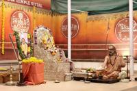 Shri Shiva Pujana by HH Swamiji; Picture Courtesy Shri Jaikishan Kandlur
