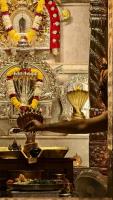 Shodashopachara Puja to Shri Laxmi Narasimha Sannidhih by HH Swamiji; Picture Courtesy Shri Jaikishan Kandlur
