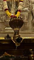Shodashopachara Puja to Shri Laxmi Narasimha Sannidhih by HH Swamiji; Picture Courtesy Shri Jaikishan Kandlur
