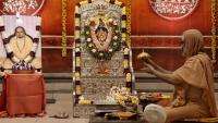 Shri Devi Pujana by HH Swamiji; Picture Courtesy Shri Jaikishan Kandlur
