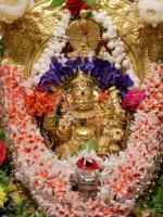 Shri Devi Pujana by HH Swamiji; Picture Courtesy Shri Abhishek Pai