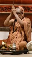 Shri Shiva Pujana by HH Swamiji; Picture Courtesy Shri Jaikishan Kandlur